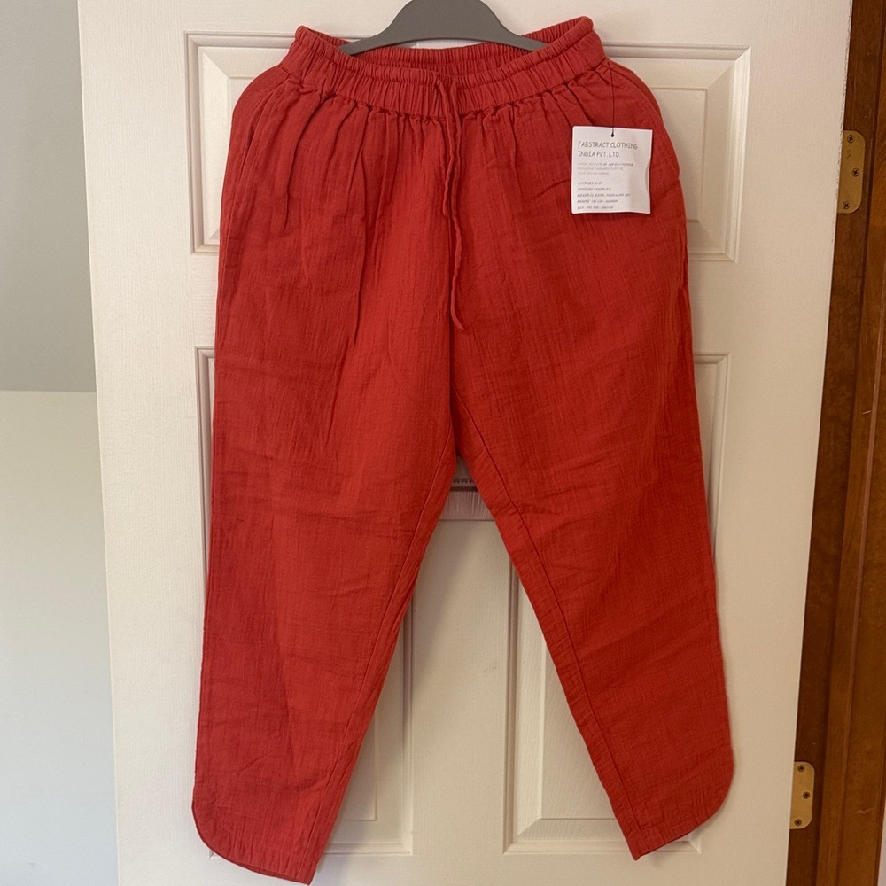 Pact Coastal Double Gauze Tulip Pant small